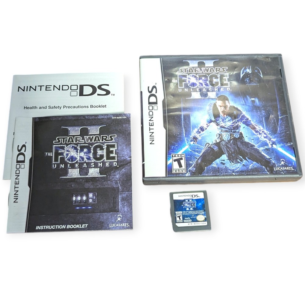 Star Wars The Force Unleashed II Nintendo DS Game‎ Complete CIB with Manual